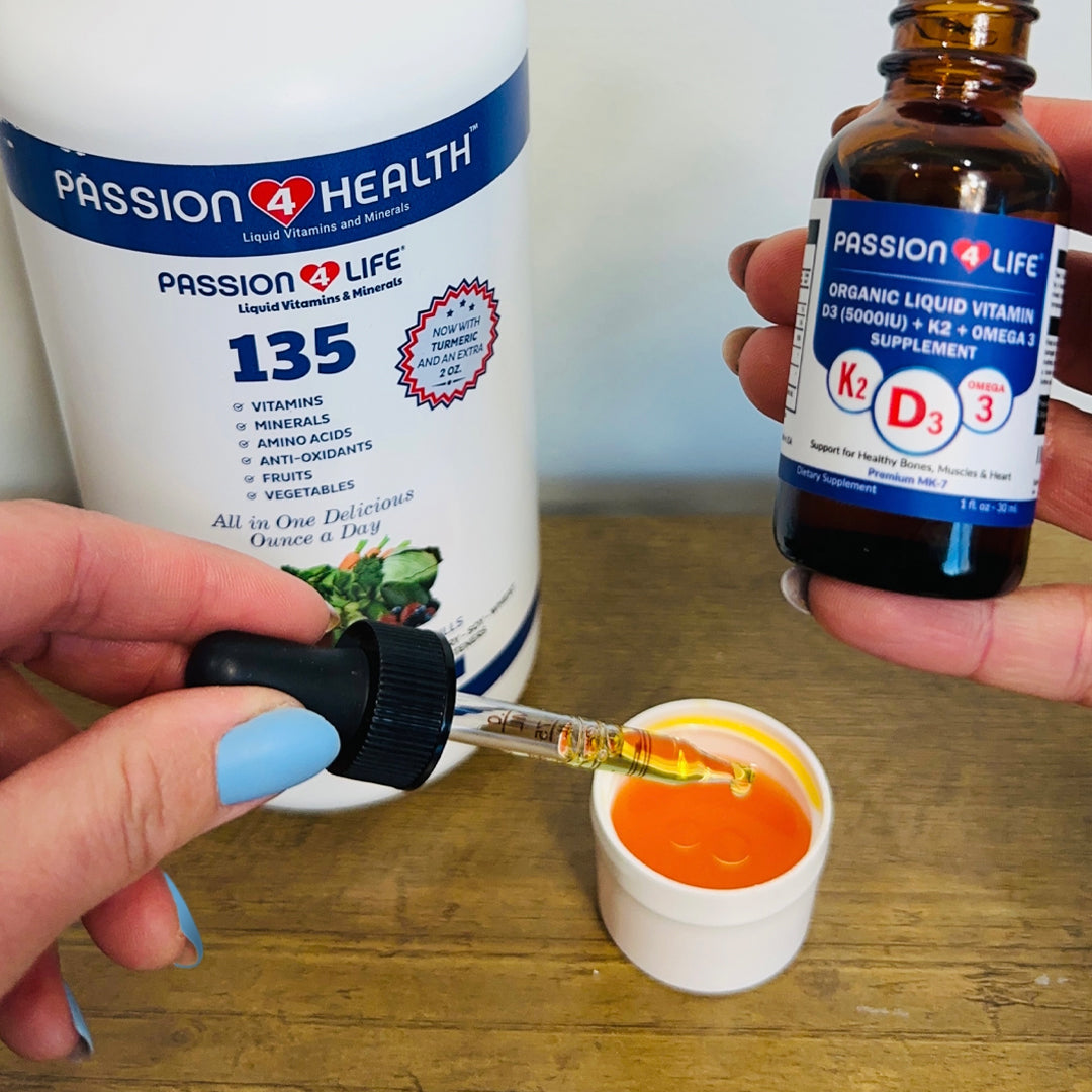 Daily Liquid D3, K2 + Omega 3 Vitamin