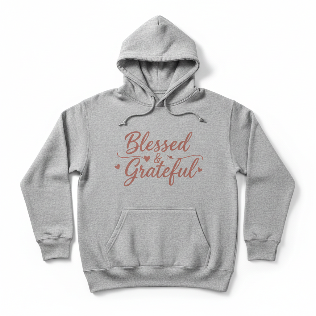 Blessed & Grateful Pullover Hoodie