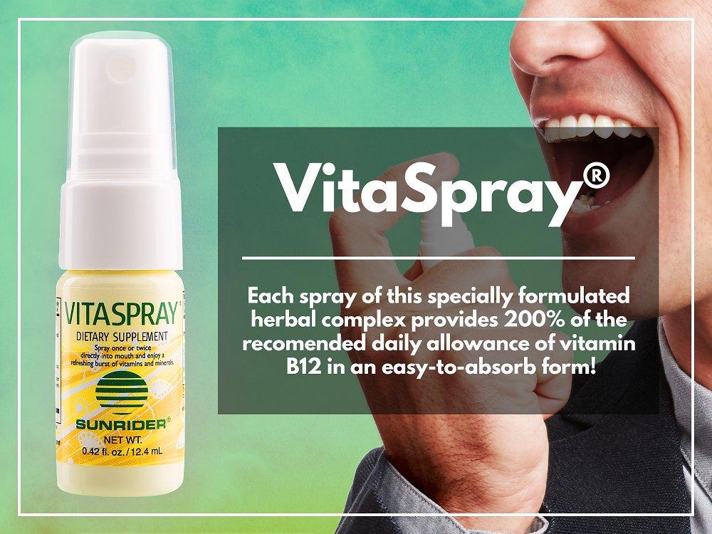 NOW AVAILABLE VitaSpray | Sublingual Zinc, B12 & B-Vitamins by Sunrider